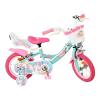 VOLARE Unicorn Green 12-Inch Girls Children's Bike (61278)