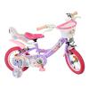 VOLARE Unicorn Purple 12-Inch Girls Children's Bike (61281)