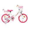 VOLARE Unicorn White 14-Inch Girls Children's Bike (61475)