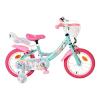 VOLARE Unicorn Green 14-Inch Girls Children's Bike (61478)