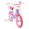 VOLARE Unicorn Purple 14-Inch Girls Children's Bike (61481)
