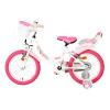 VOLARE Unicorn White 16-Inch Girls Children's Bike (61680)