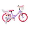 VOLARE Unicorn Purple 16-Inch Girls Children's Bike (61687)