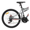 HUFFY Marker 24-Inch Matte Gunmetal Grey Full Suspension 21-Speed Boys Children's Mountain Bike (24940W)