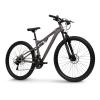 HUFFY Marker 27.5-Inch Matte Heather Full Suspension 21-Speed Adults Mountain Bike (26752W)