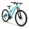HUFFY Marker 26-Inch Matte Sky Blue Full Suspension 21-Speed Girls and Womens Mountain Bike (26970W)