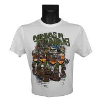 TEENAGE MUTANT NINJA TURTLES (TMNT) Ninjas In Training T-Shirt, Kid's Boy, 164/170, Years 12 to 14, White (TSY00058TNT-164)