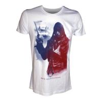 ASSASSIN'S CREED Unity Arno Freedom, Equality and Brotherhood T-Shirt, Male, Small, White (TS178910ASC-S)
