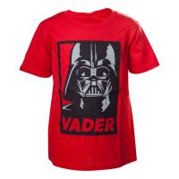 STAR WARS Darth Vader Framed Closeup T-Shirt, Kid's Unisex, 86/92, Months 18 to 24, Red (TSY19602STW-86/92)