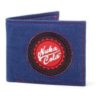 FALLOUT Nuka-Cola Bottle Cap Denim Bi-Fold Wallet, Male, Blue (MW407350FAL)