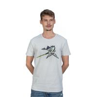 OVERWATCH Genji Pixel T-Shirt, Unisex, Medium, White (TS004OW-M)