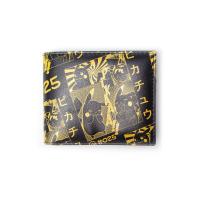 POKEMON Pikachu Manga Bi-fold Wallet, Male, Black/Yellow (MW116834POK)