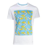 RICK AND MORTY Banana Cream T-Shirt, Male, Small, White (TS362133RMT-S)