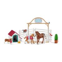 SCHLEICH Horse Club Hannah's Guest Horses with Ruby the Dog (42458)