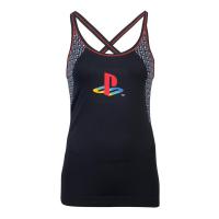 SONY Playstation Tech Seamless Tanktop, Female, Large, Black (TS280316SNY-L)