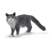 SCHLEICH Farm World Maine Coon Cat Toy Figure (13893)