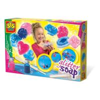 SES CREATIVE Children's Make Your Own Glitter Soaps Set, 7 to 12 Years, Multi-colour (00910)