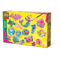 SES CREATIVE Children's Ocean Figures Casting and Painting Set, 5 to 12 Years, Multi-colour (01354)