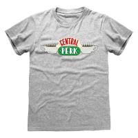 FRIENDS Central Perk T-Shirt, Unisex, Small, Grey (FRE00024TSCSS)