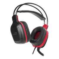 SPEEDLINK Draze Stereo Gaming Headset for Sony PS4, 3.5mm Jack Plug Connectors, 1.2m Cable, Black/Red (SL-450312-BK)