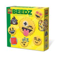 SES CREATIVE Children's Beedz Emoticons Iron-on Beads Mosaic Set, 1800 Iron-on Beads Mix, Unisex, 5 to 12 Years, Multi-colour (06231)