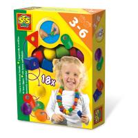 SES CREATIVE I Learn to Thread Beads Kit, Unisex, Ages Three to Six Years, Multi-colour (14808)