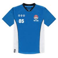 NINTENDO Super Mario Bros. Mario 85 Sports Jersey T-Shirt, Male, Medium, Blue/White (TS876174NTN-M)