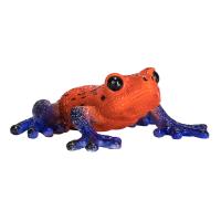 ANIMAL PLANET Wildlife & Woodland Poison Dart Tree Frog Toy Figure, Three Years and Above, Orange/Blue (381016)
