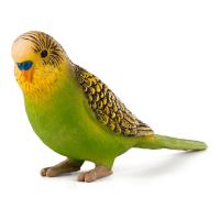 ANIMAL PLANET Farm Life Green Budgerigar Toy Figure, Three Years and Above, Green/Yellow (387262)