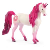 SCHLEICH Bayala Mandala Unicorn Mare Toy Figure, 5 to 12 Years, Multi-colour (70717)