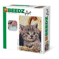 SES CREATIVE Cat Beedz Art Mosaic Kit, 7000 Iron-on Beads, Unisex, Eight Years and Above, Multi-colour (06006)