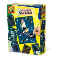 SES CREATIVE Children's Holographic Scratch Insects Set, Unisex, Three Years and Above, Multi-colour (14208)