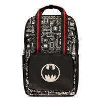 DC COMICS Batman Graffiti All-over Print Backpack, Unisex, Black/Red (BP276750BTM)