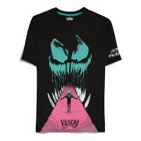 MARVEL COMICS Venom Lethal Protector T-Shirt, Male, Extra Large, Black (TS484155SPN-XL)