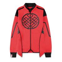 MARVEL COMICS Shang-Chi and the Legend of the Ten Rings Outfit Inspired Tech Trackjacket, Male, Large, Red (HD338801CHI-L)