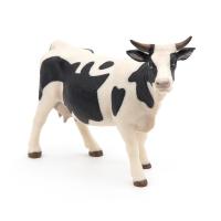 PAPO Farmyard Friends Black and White Cow Toy Figure, Three Years or Above, White/Black (51148)