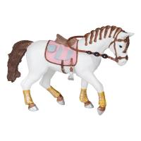 PAPO Horse and Ponies Braided Mane Horse Toy Figure, Three Years or Above, Multi-colour (51525)