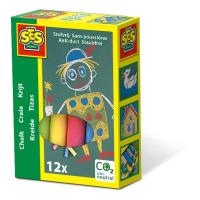 SES CREATIVE Chalks, 12 Colours, 3 to 12 Years (00201)