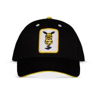 POKEMON Pikachu Woven Patch Adjustable Cap, Black/Yellow (BA301432POK)