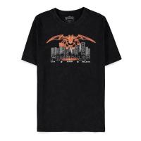 POKEMON Charizard Fired Up T-Shirt, Male, Large, Black (TS735310POK-L)