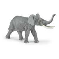 PAPO Wild Animal Kingdom Elephant Toy Figure, Three Years or Above, Grey (50215)