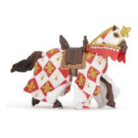 PAPO Fantasy World White Horse Fleur De Lys Toy Figure, 3 Years or Above, Multi-colour (39789)