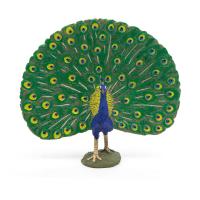 PAPO Farmyard Friends Peacock Toy Figure, 3 Years or Above, Multi-colour (51161)