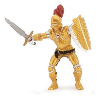 PAPO Fantasy World Knight in Gold Armour Toy Figure, 3 Years or Above, Gold (39778)