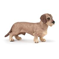 PAPO Dog and Cat Companions Dachshund Toy Figure, 3 Years or Above, Brown (54043)