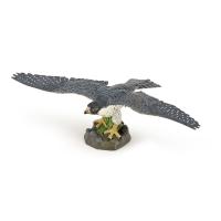 PAPO Wild Animal Kingdom Hawk Toy Figure, 3 Years or Above, Grey (50165)