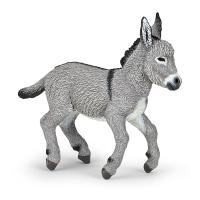 PAPO Farmyard Friends Provence Donkey Foal Toy Figure, 3 Years or Above, Grey (51177)