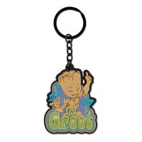 MARVEL COMICS Guardians of the Galaxy I am Groot Rubber Keychain, Multi-colour (KE252207IAG)