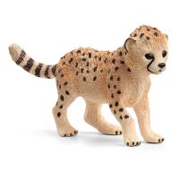 SCHLEICH Wild Life Cheetah Baby Toy Figure, 3 to 8 Years, Tan/Black (14866)