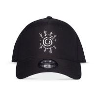 NARUTO SHIPPUDEN Symbol Adjustable Cap, Black (BA120565NRT)